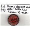 Image 1 : PRINCE ALBERT PIONEER ORANGE MINERAL WATER BOTTLE CAP