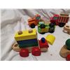 Image 5 : Vintage Melissa and Doug wooden vehicle toys