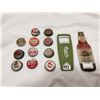 Image 1 : Bottle caps $ 2 Bottle openers, couple of rare caps