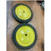 Image 1 : 2 John Deere Pedal Tractor rear wheels