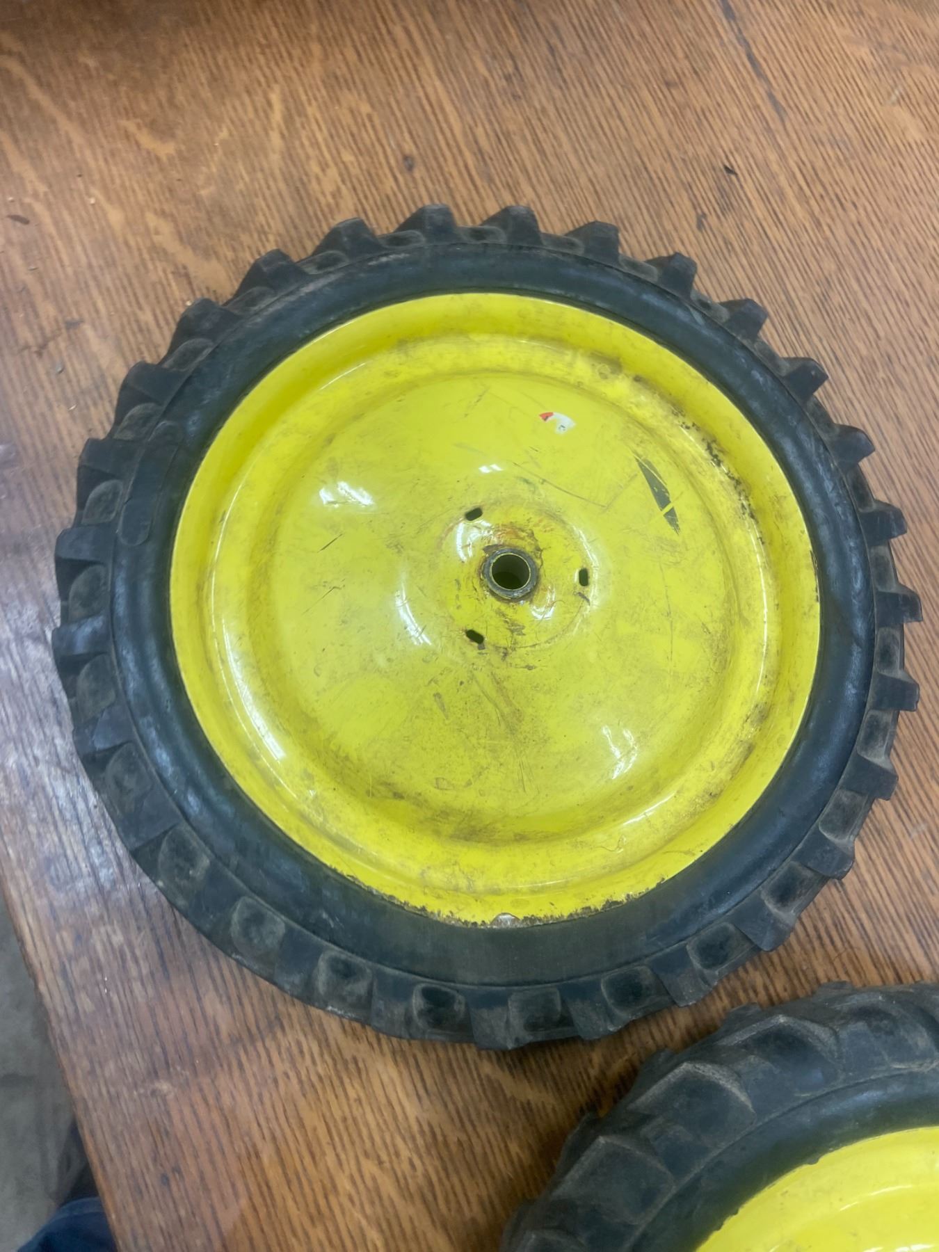 2 John Deere Pedal Tractor rear wheels Schmalz Auctions