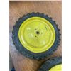 Image 3 : 2 John Deere Pedal Tractor rear wheels