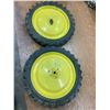 Image 4 : 2 John Deere Pedal Tractor rear wheels