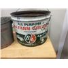 Image 3 : B/A Grease tin - 25lb & North star 10lb grease tin