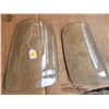 Image 3 : Pair of curved glass - chev 1/2 ton corner windows - Used on a 1948-1953 Chev/GMC pickup