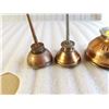 Image 4 : Lot of 4 smail oilers - copper - one embossed SINGER