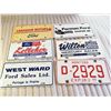 Image 1 : 6 assorted Manitoba car plates - 5 dealer ads