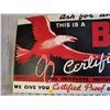 Image 3 : 4 ft 1936 Burd Station Adv. Poster - Never Used