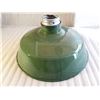 Image 2 : Green enamel service station island light shade 16" diameter