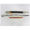 Image 1 : Ottoman Empire Sword and Sheath Yataghan Dated 1802 Silver Handle