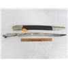 Image 1 : Ottoman Empire Sword and Sheath Yataghan Dated 1802 Silver Handle