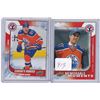 Image 1 : lot of 2 2015-16 Hockey Card Day Connor Mcdavid rookies
