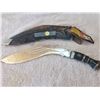 Image 1 : Decortive knife - India - 12"Blade w/sheath