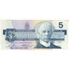Image 1 : Canadian $5 Bill 1986 G0J2578114