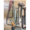 Image 2 : Vintage tool lot - hammers, drills, saws, etc. - 14pcs