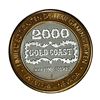 Image 2 : .999 Fine Silver Gold Coast Las Vegas, Nevada $10 Casino Limited Edition Gaming Token