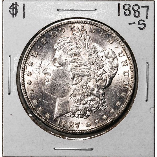 1887-S $1 Morgan Silver Dollar Coin
