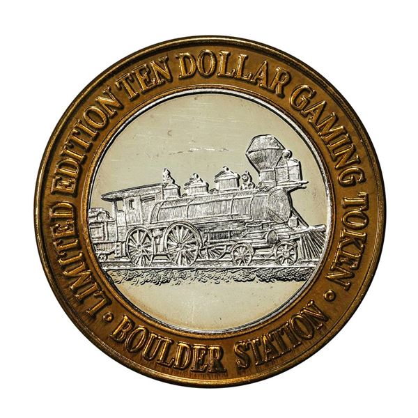.999 Silver Boulder Station Hotel Casino Las Vegas, NV $10 Limited Casino Token