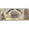 Image 1 : 1861 $20 Confederate States of America Note