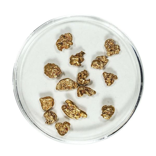 Gold Nuggets 4.41 Grams Total Weight