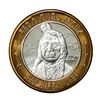Image 1 : .999 Silver Red Cloud Sioux $10 Casino Limited Native American Series Gaming Token