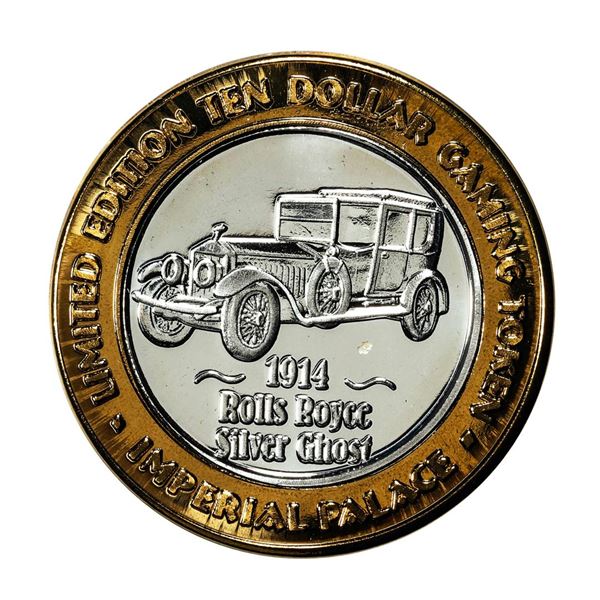.999 Fine Silver Imperial Palace Las Vegas, Nevada $10 Limited Edition Gaming Token