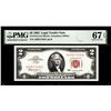 Image 1 : 1963 $2 Legal Tender Note Fr.1513 PMG Superb Gem Uncirculated 67EPQ