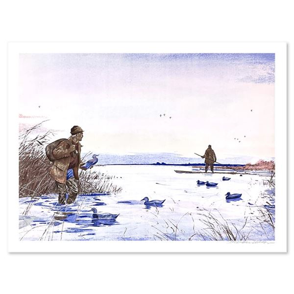 William Nelson "Decoys" Limited Edition Lithograph On Paper