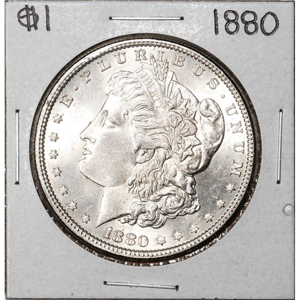 1880 $1 Morgan Silver Dollar Coin