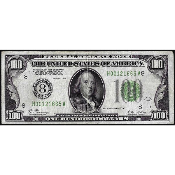 1928 $100 Federal Reserve Note St. Louis