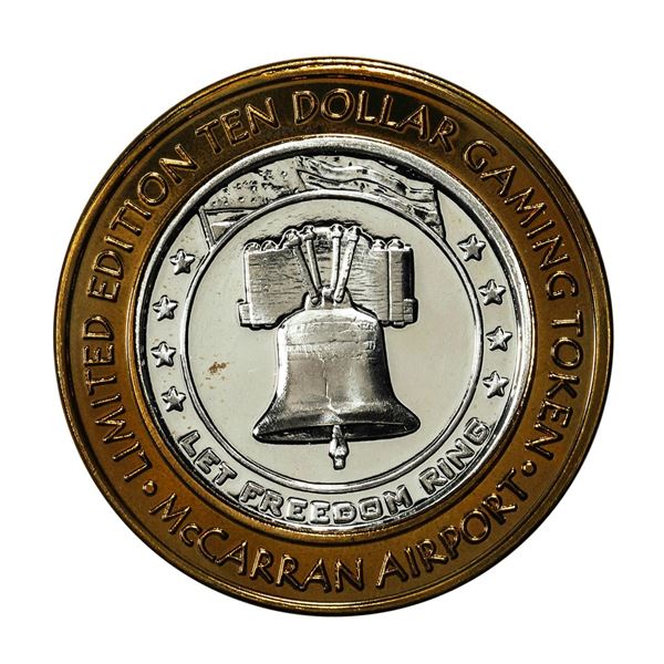 .999 Silver McCarran International Airport Las Vegas, NV $10 Limited Gaming Token
