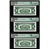 Image 2 : (3) Consecutive 1963 $2 Legal Tender Notes Fr.1513 PMG Superb Gem Uncirculated 67EPQ