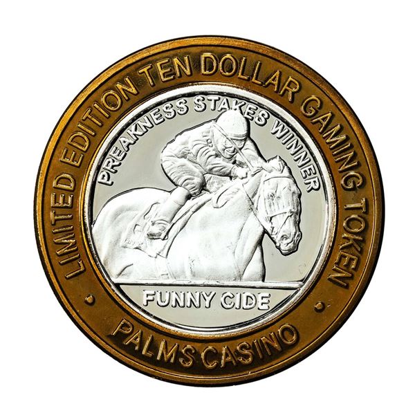 .999 Silver Palms Casino Las Vegas, Nevada $10 Casino Limited Edition Gaming Token