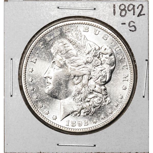 1892-S $1 Morgan Silver Dollar Coin