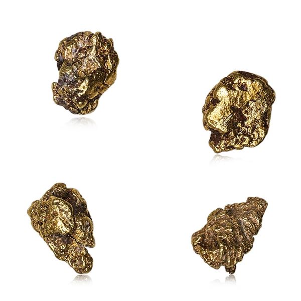 Lot of Gold Nuggets 2.37 Grams Total Weight