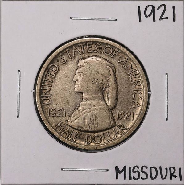 1921 Missouri Centennial Commemorative Half Dollar Coin