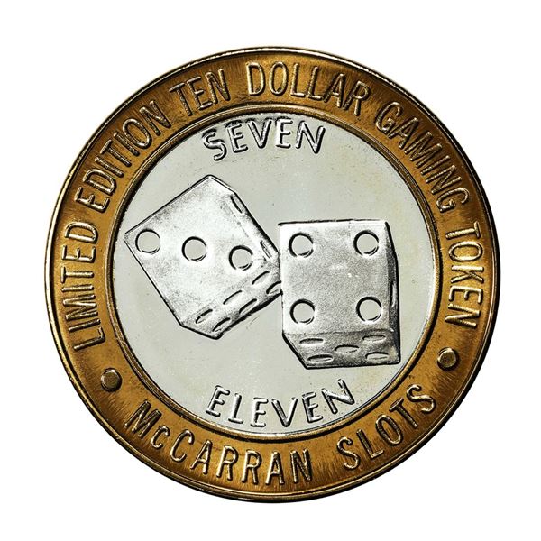 .999 Silver McCarran International Airport Las Vegas, NV $10 Limited Gaming Token