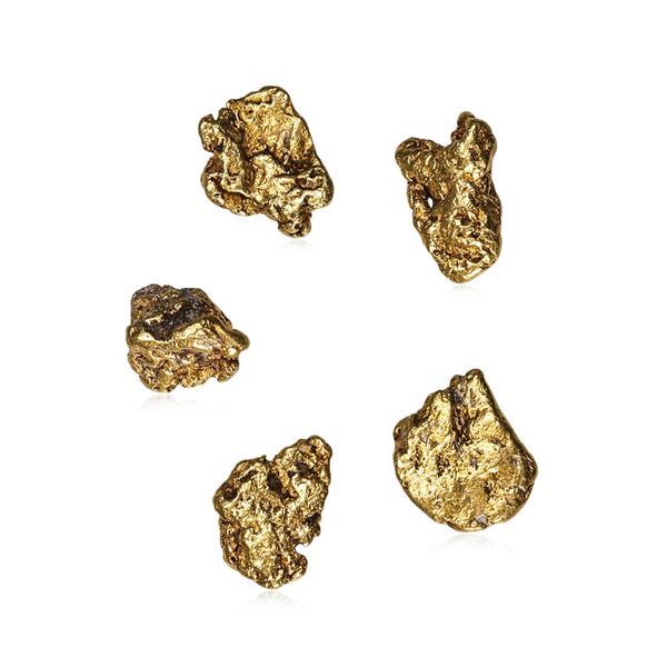 Lot of Gold Nuggets 4.38 Grams Total Weight