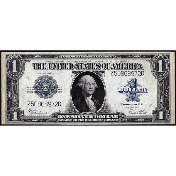 1923 $1 Silver Certificate Note
