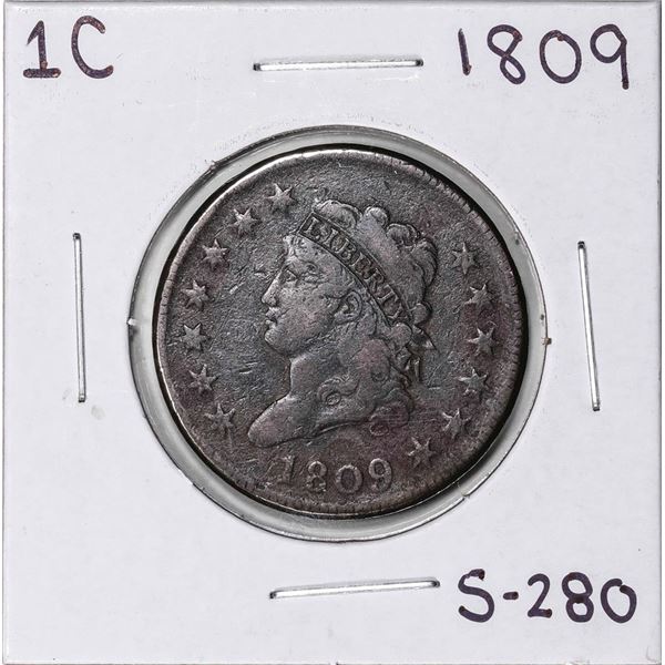 1809 Classic Head Large Cent Coin