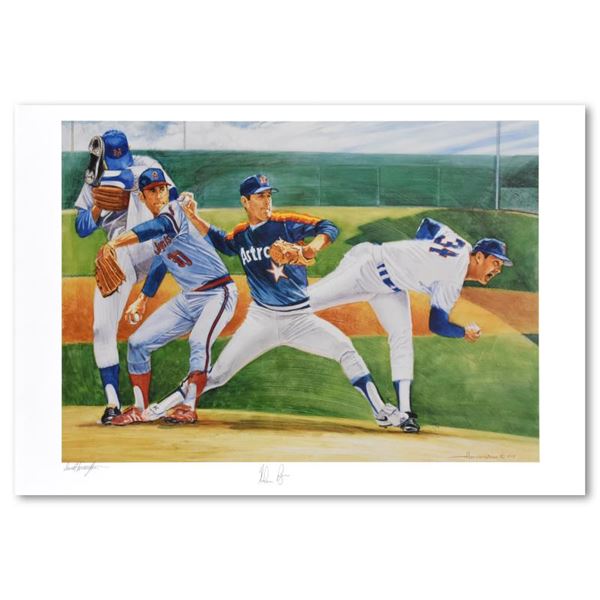 David Harrington "Nolan Ryan" Limited Edition Lithograph On Paper