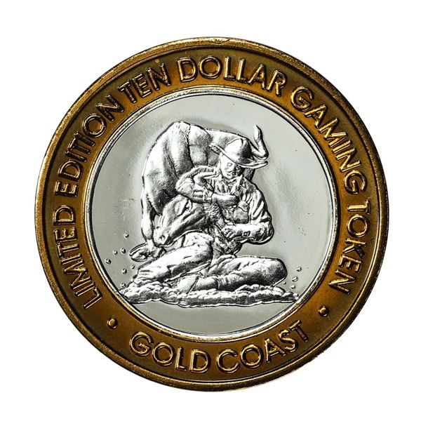 .999 Fine Silver Gold Coast Las Vegas, Nevada $10 Casino Limited Edition Gaming Token