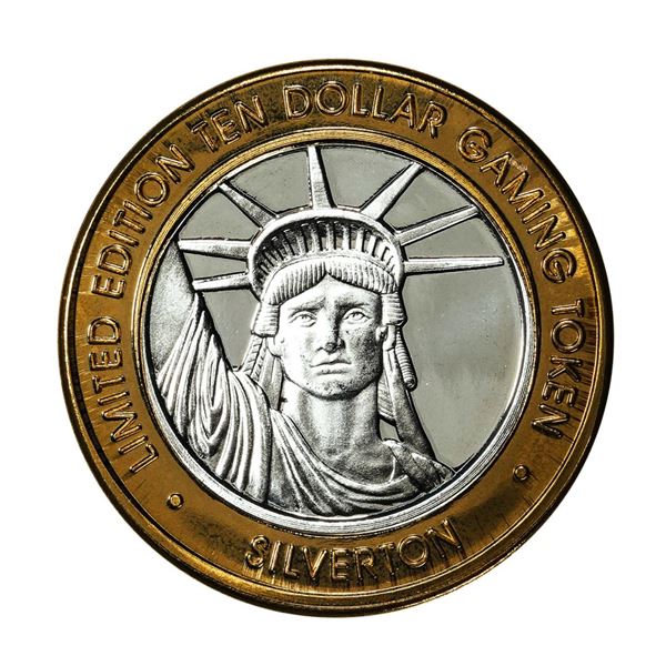 .999 Silver Silverton Casino Las Vegas, Nevada $10 Limited Edition Gaming Token