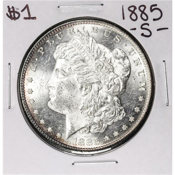 1885-S $1 Morgan Silver Dollar Coin