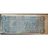 Image 2 : 1864 $5 Confederate States of America Note