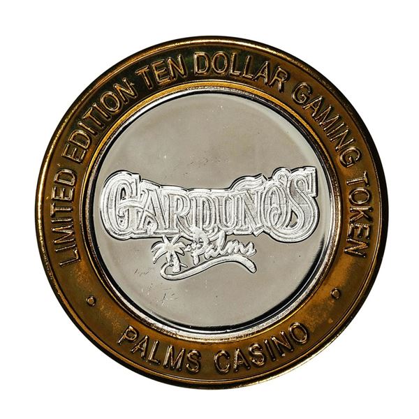 .999 Silver Palms Casino Las Vegas, Nevada $10 Casino Limited Edition Gaming Token