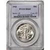 1942 Walking Liberty Half Dollar Coin PCGS MS65
