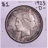 1923-D $1 Peace Silver Dollar Coin