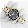 Image 3 : Rolex Men's Two Tone Black Submariner Wristwatch