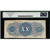 Image 2 : 1863 $20 Confederate States of America Note T-58 Legacy Very Fine 30